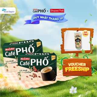 Combo 2 Hộp MacCoffee Cafe PHỐ Cà phê hương chồn (hộp 10 gói x 16g)