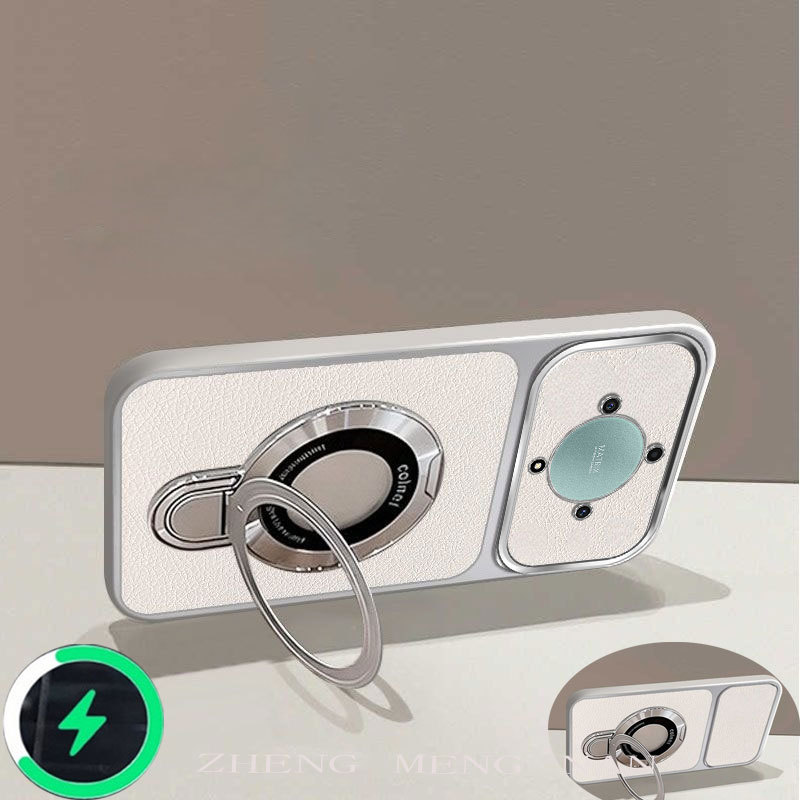 Thích hợp cho Honor X9A Honor X9B Honor X9C Honor X9 Honor X9C Smart Vỏ điện thoại giá đỡ từ tính da