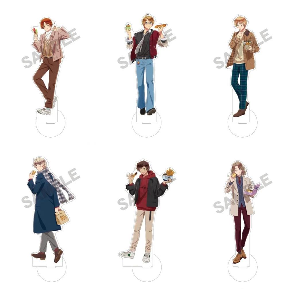 Axis Powers Hetalia WorldStars APH Mica Giá đỡ Model Plate Trang trí Originality Desk Mô hình Displa