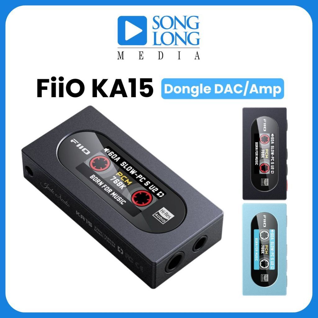 Thiết bị giải mã âm thanh FiiO KA15 - Chính hãng phân phối