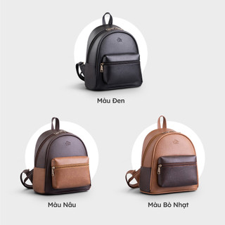 Balo Lata (Thời trang nữ mini cá tính cỡ trung - Balo da BAL75)