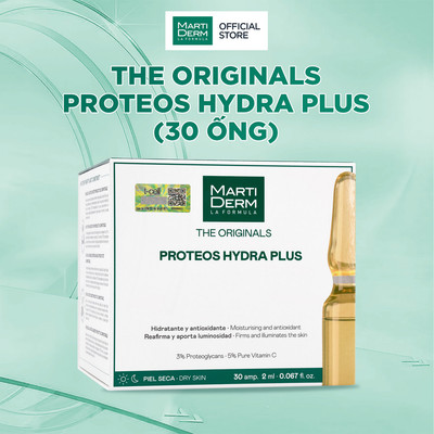 Ampoule Dưỡng Ẩm, Làm Săn Chắc & Ngừa Lão Hoá Da - MartiDerm The Originals Proteos Hydra Plus