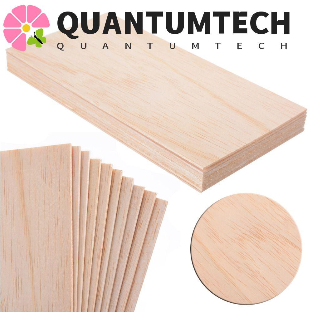 QUANTUMTECH Gỗ Basswood Vật liệu ván ép Vật tư Mô hình Làm dăm gỗ Đồ chơi Balsa Vật liệu xây dựng Tấ