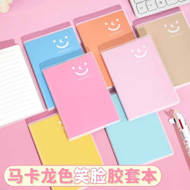 A6 Cao Su Máy Tính Xách Tay Nhỏ Macaron Màu Mini Nhỏ Notebook Sinh Viên Di Động Bỏ Túi Notebook Di Đ