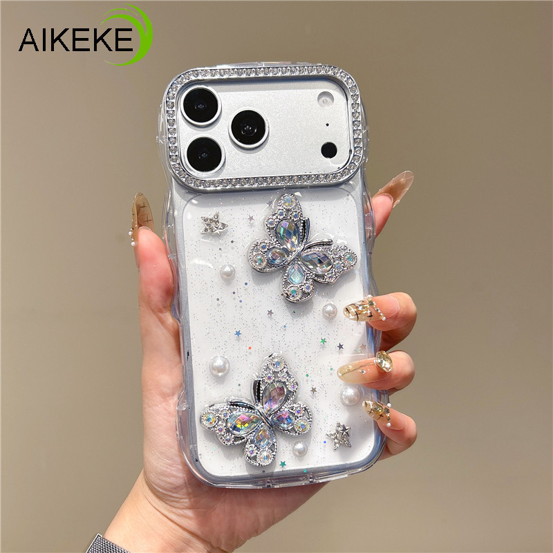 Vỏ Bướm Kim Cương Giả Lấp Lánh Cho Vivo V70 ELite V60 V60E V50 V50E V40 V29 V29E S50 S30 Pro Mini X2