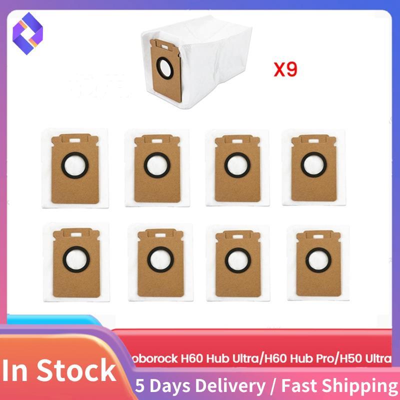 9 Túi Đựng Bụi Thay Thế Cho H60 Hub Ultra / H60 Hub Pro / H50 Siêu Tự Động Rỗng Trạm Quét Phần