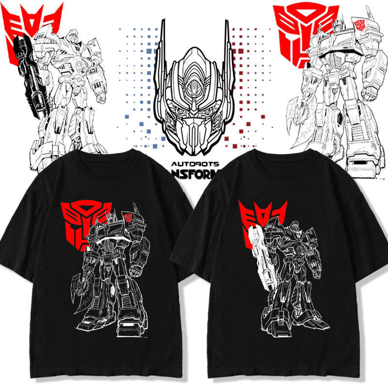2026 Hàng có sẵn Phong cách mới Transformers Hàng hóa Đồng thương hiệu Áo thun nam tay ngắn mùa hè O
