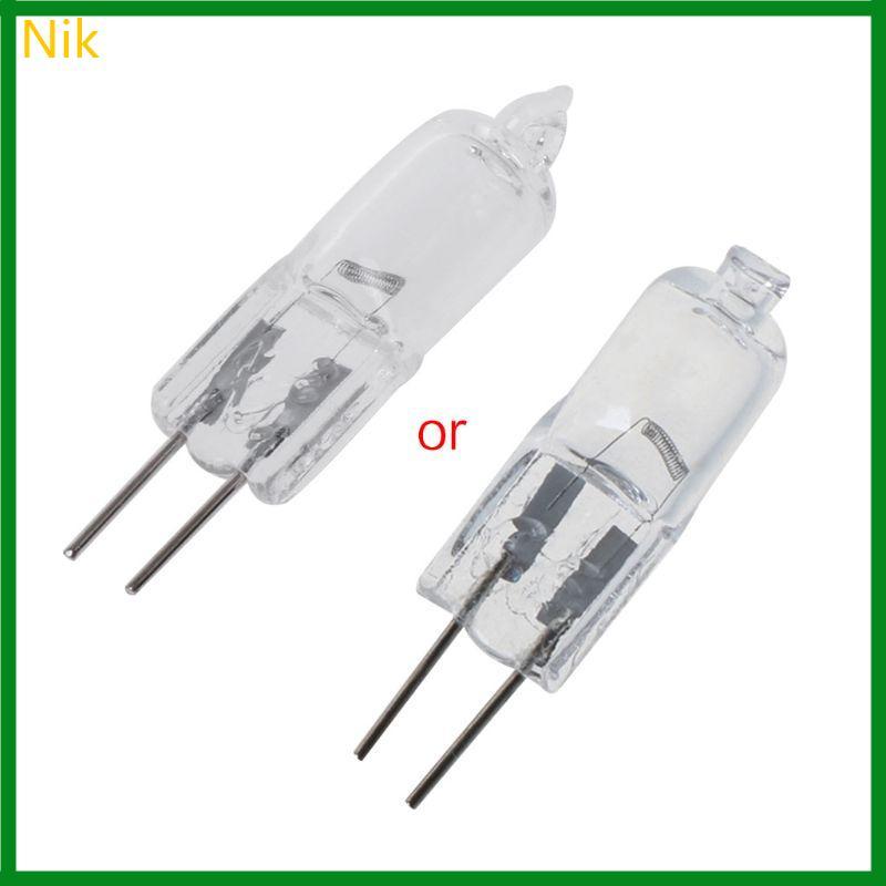 Nik 12V G4 12V 20W Bóng Đèn Halogen Cho JC Loại Bi-Pin Ánh Sáng Trong Suốt G4 Bi-pin Đế Bóng Đèn Hal
