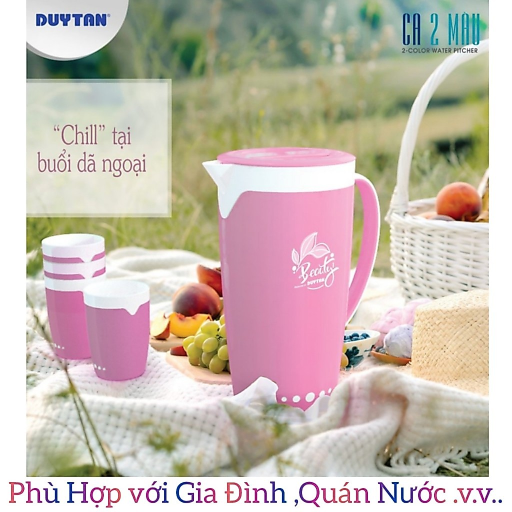 💝Ca Quai Cao 2 Lít - Ca Nước Trà Đá 2 Màu 💝 Nhuaduytan.store 💝