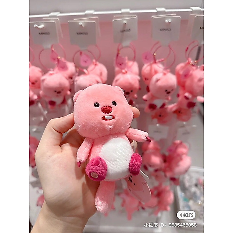 LOOPY- em bé loopy hồng răng thỏ siêu cute phô mai que MINISO TRUNG 15/8 mở bá