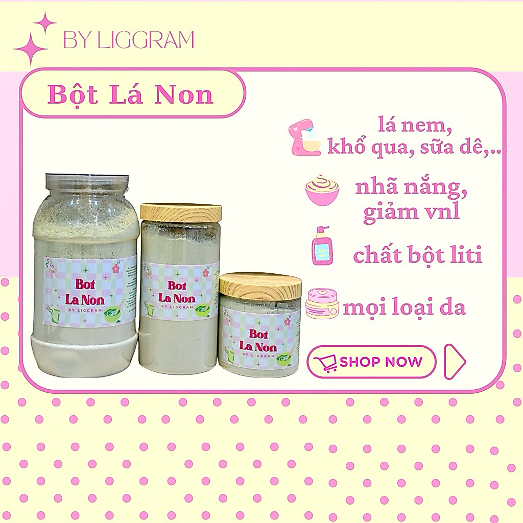 Bột Lá Non - Bột dưỡng trắng da By Liggram