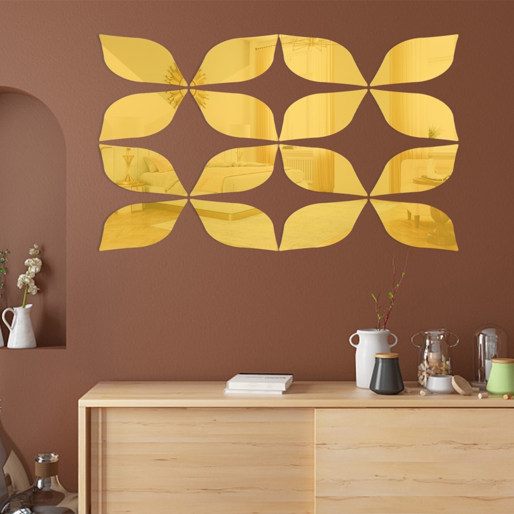 [DOLLDOLL-VN]Mirror Beautification with 3D Mirror Wall Sticker in Living Room (66 characters)