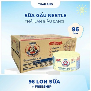 sỉ 96 lon sữa gấu Nestle Thái lan 140ml nguyên thùng