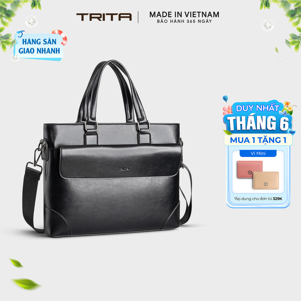 Cặp công sở Trita (Thời trang nam - Cặp da TCA23) Bagsmart
