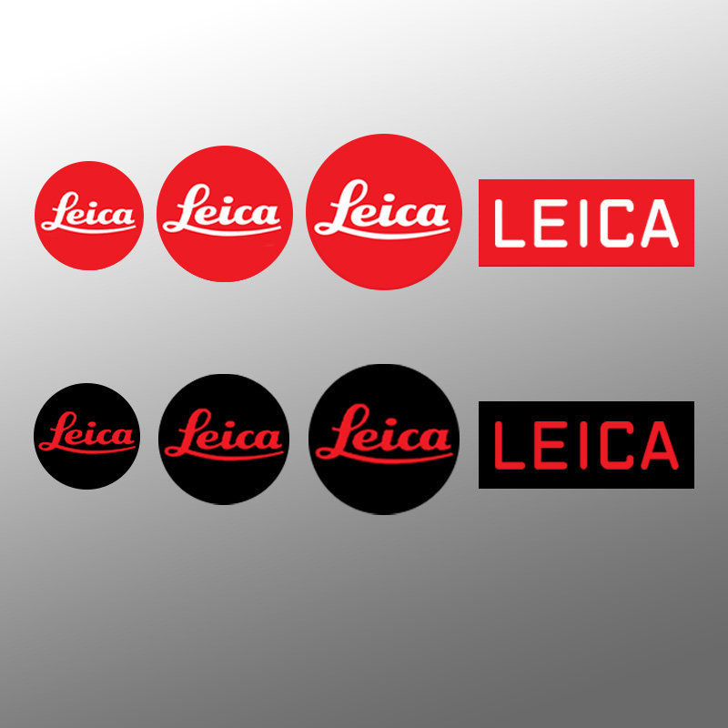 Nhãn dán logo Leica Leica Little Red Logo Sticker Xiaomi Huawei Điện thoại di động Camera SLR Lens C