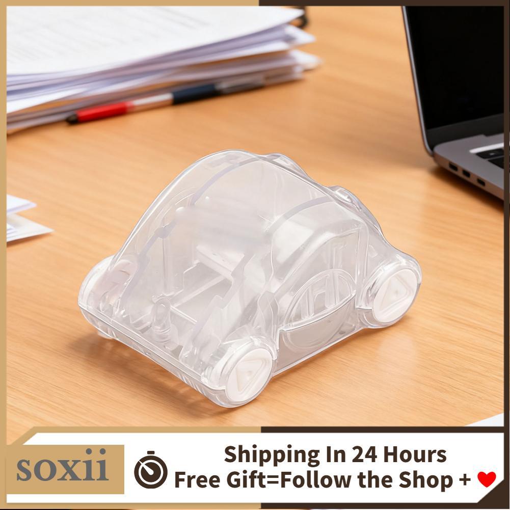 Soxii Máy dọn dẹp máy tính để bàn mini MAVIS LAVEN Thiết kế ô tô đồ chơi vui tươi có thùng rác tích 