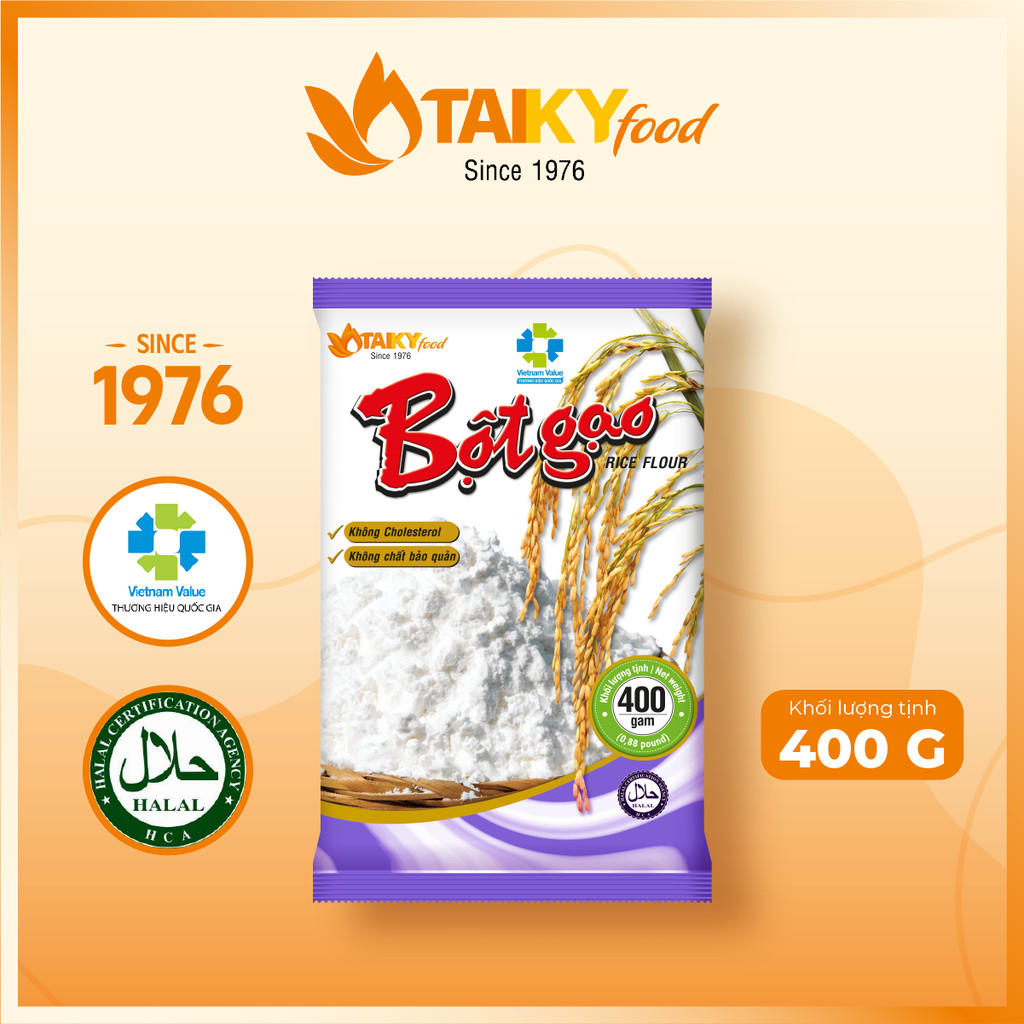 Bột gạo Tài Ký gói 400g (bột gạo tẻ)