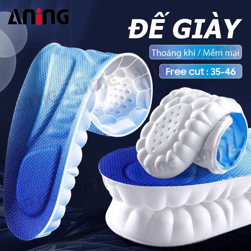 Miếng Lót Giày Thay Thế êm Chân Mềm Mại Thoáng Khí Chống Sốc Cho Giày Thể Thao Nam Nữ