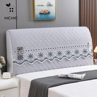 HCHC Vỏ bọc đầu giường chống va chạm HCHC, Vỏ chống bụi đầu giường đàn hồi toàn diện, Vỏ bảo vệ đầu giường mềm sang trọng dày đa năng có thể tháo rời Khách sạn