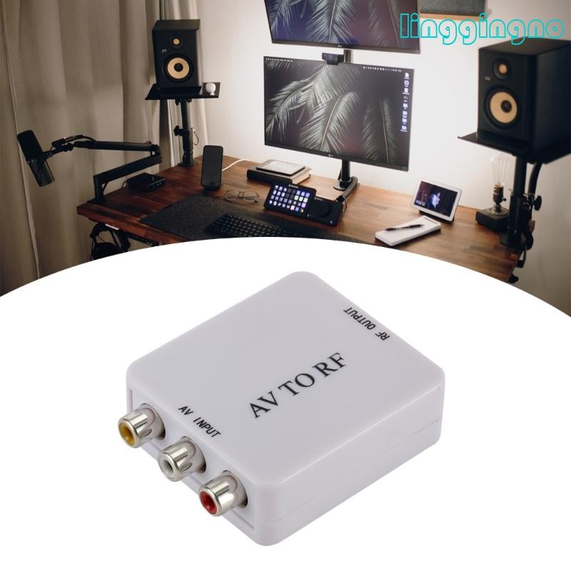 Bộ chuyển đổi video RR AV sang RF Hộp chuyển đổi video Bộ chuyển đổi tín hiệu TV 67 25Mhz