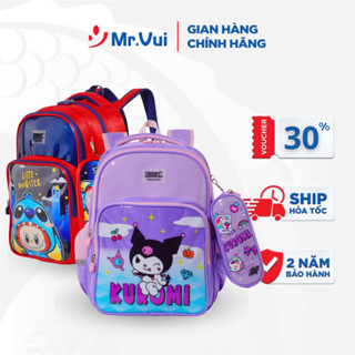  Balo trẻ em Mr.Vui BLCG 1062 cặp học sinh cho bé trai bé gái đi học cấp 1 học tiểu chống thấm 