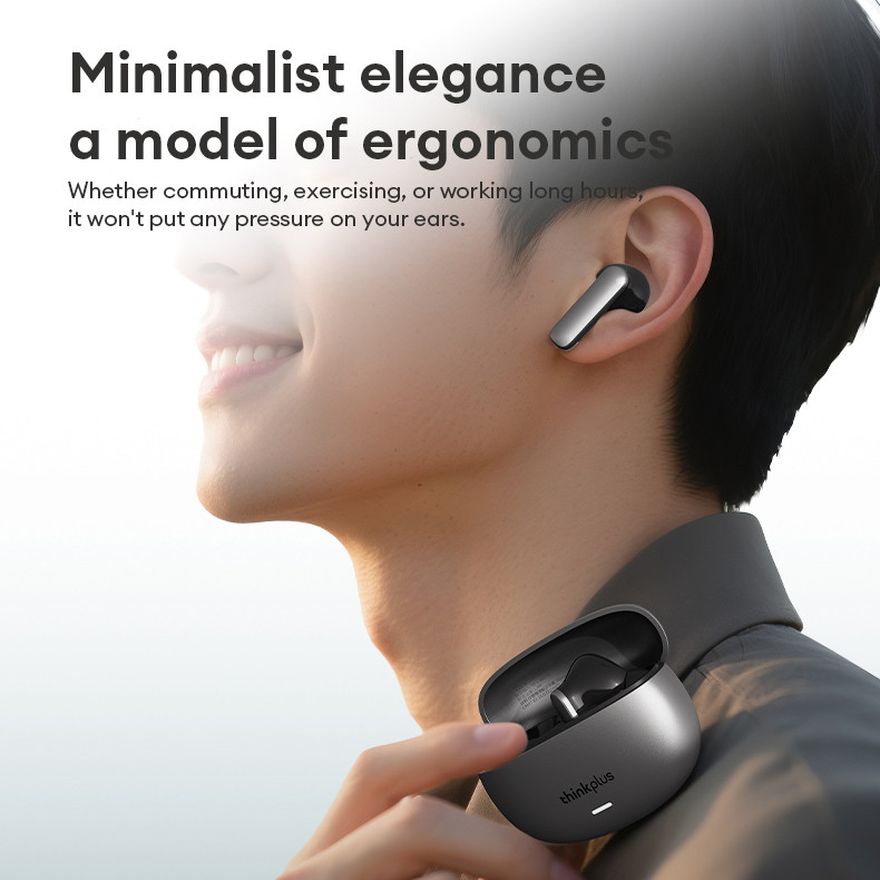 Tai nghe không dây Lenovo LP51 pro Bluetooth 5.4 Micro đơn Cuộc gọi Giảm tiếng ồn Tai nghe Bluetooth mở IPX5 | BigBuy360 - bigbuy360.vn