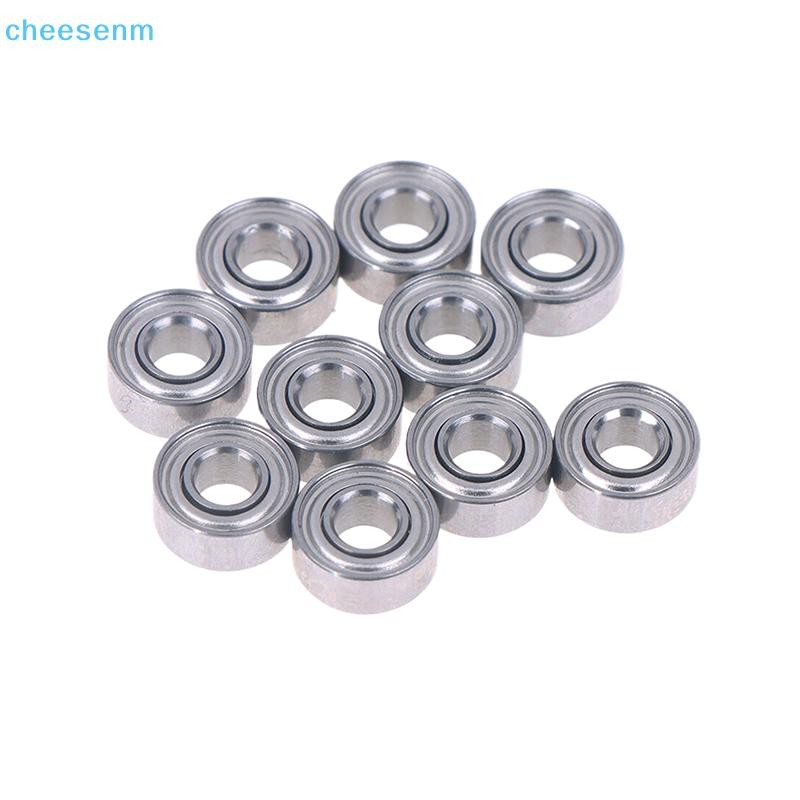 Cheenm 10 chiếc 683ZZ 3 * 7 * 3 Mm Vòng bi thu nhỏ Thép Chrome 683 ZZ 2Z 683Z Lỗ khoan bên trong 3mm