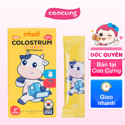 THẠCH SỮA NON TRẺ EM NFOOD HƯƠNG DÂU - concung