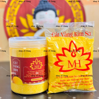    tài lộc   Cát vàng kim sa phòng thủy cát vàng để lư hương bàn thờ   có loại Hủ 1 kg Bịch nửa kg  