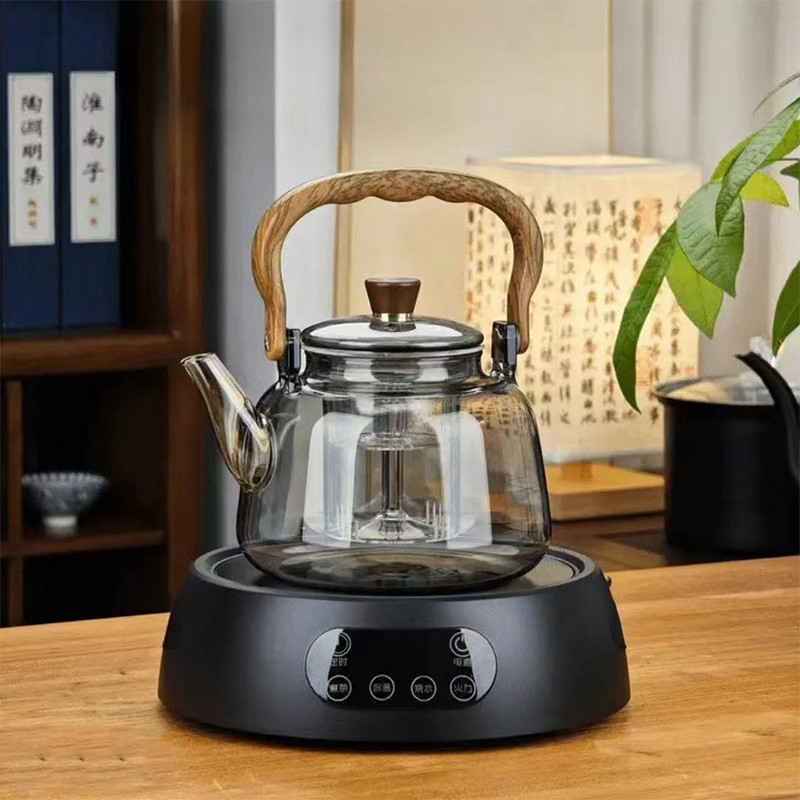 Bếp Hồng Ngoại Mini 1500W, Bếp Điện Mini Nấu Trà, Nút Cảm Ứng Tiện Lợi