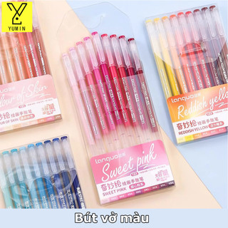  Bộ bút gel màu ,Bút viết journal 9 chiếc Nhiều màu,Bút vẽ sổ tay,Công suất lớn sấy nhanh,Mượt mà và có thể xây dựng 