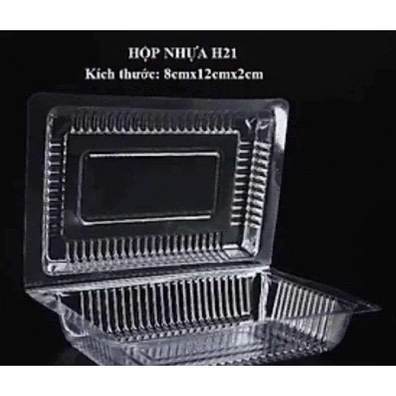 Set 100 hộp H21 đựng cơm cuộn , kimbap