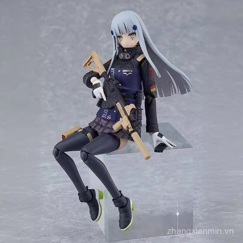Bán chạy nhất cô gái mặt trận figma 573 #HK416 Hình đóng hộp cô gái xinh đẹp có thể di chuyển được