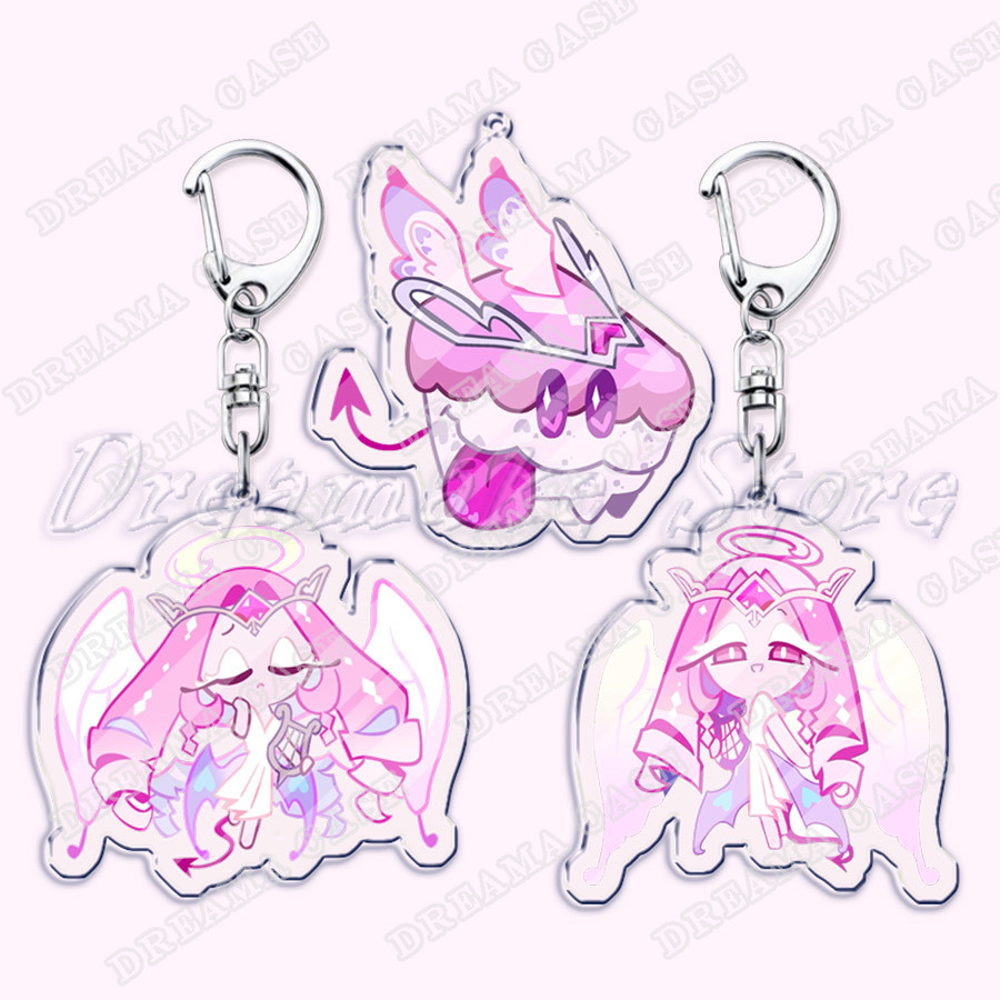 Popular Game Cookie Run Eternal Sugar Acrylic Keychain Women Accessories Song Keyring Fans Friendshi