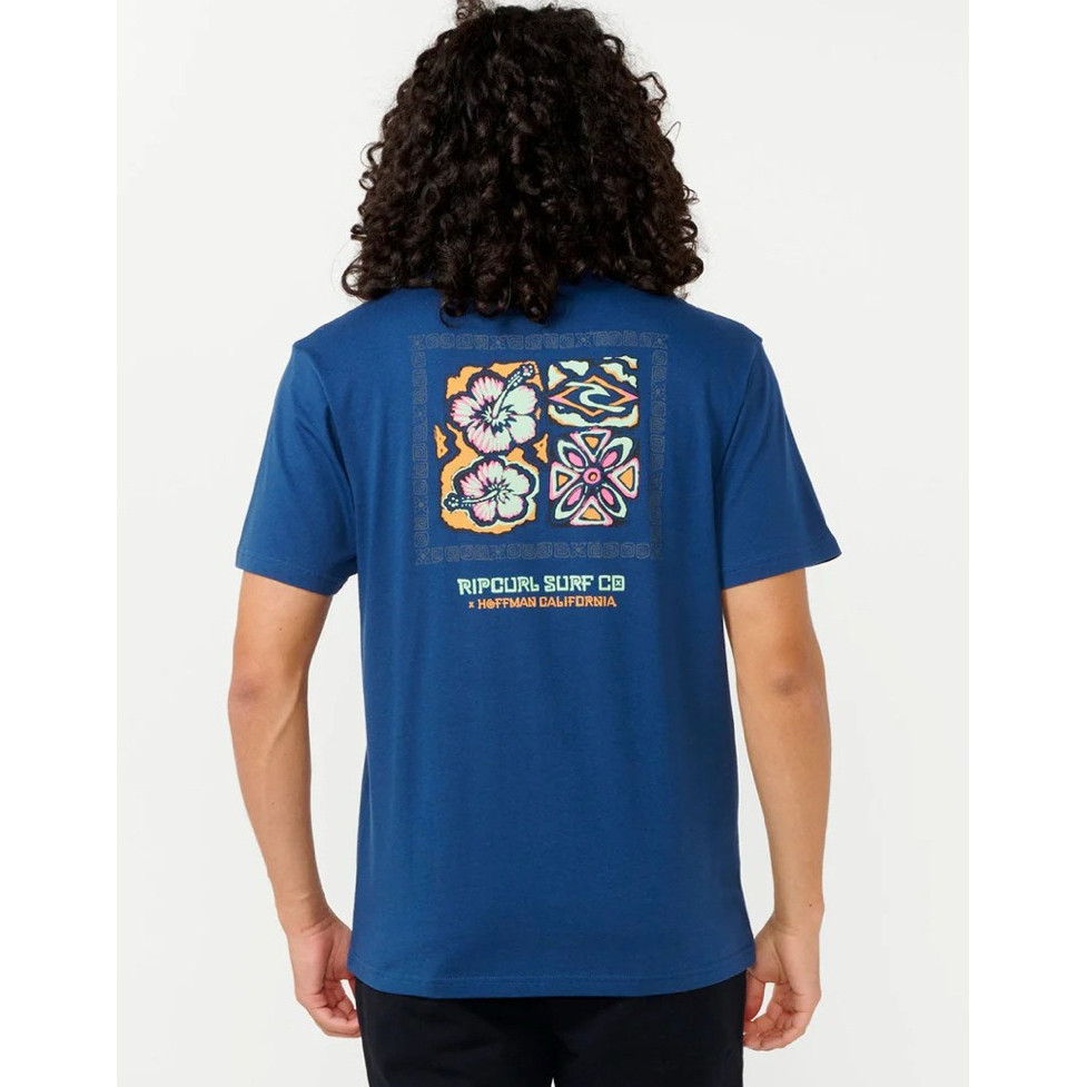 Áo thun 100% Cotton Ripcurl S25 Hoffman Classic Blue