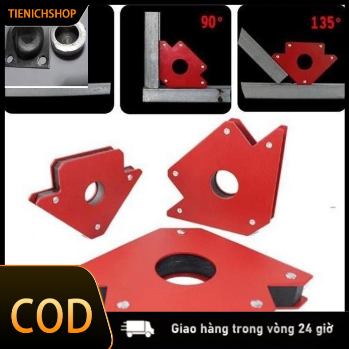 [COD]Định vị hàn nam châm mạnh, giá đỡ phụ trợ hàn điện, tùy chọn 25LBS/50LBS,Ke góc nam châm