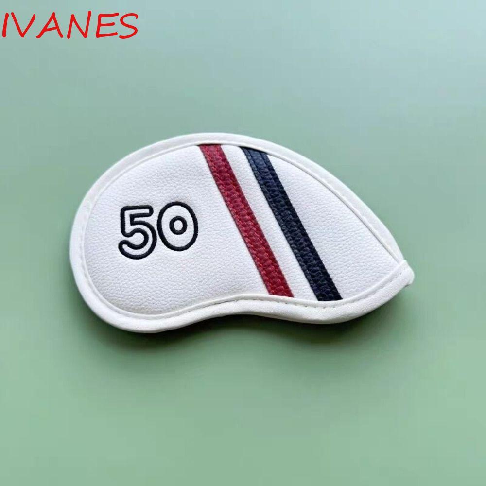 IVANES Sand Wedge Headcover, Angle Club 48 50 52 54 Độ Golf Wedge Cover, Đen / Trắng Chống Thấm Nước