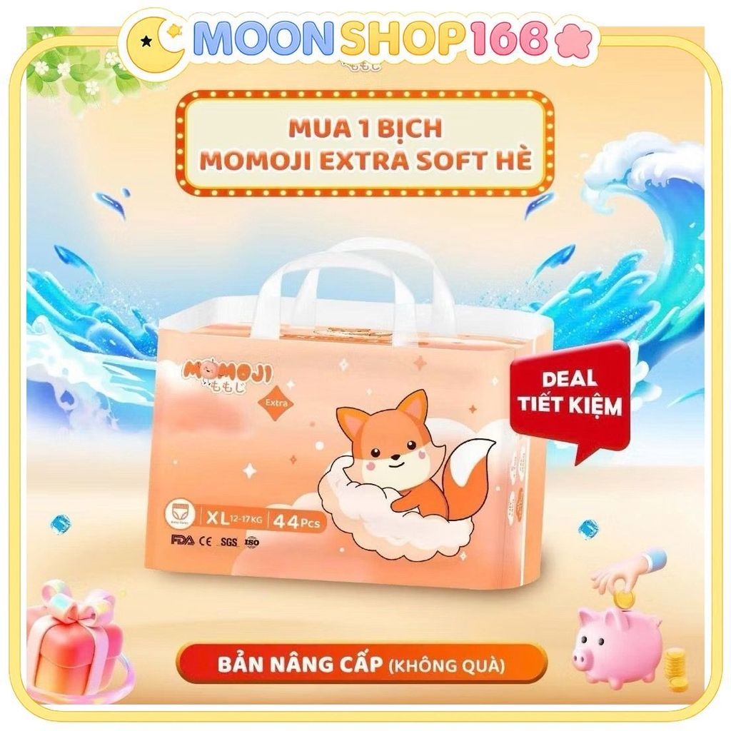 Bỉm Quần MOMOJI EXTRA SOFT Siêu Thấm Hút đủ size