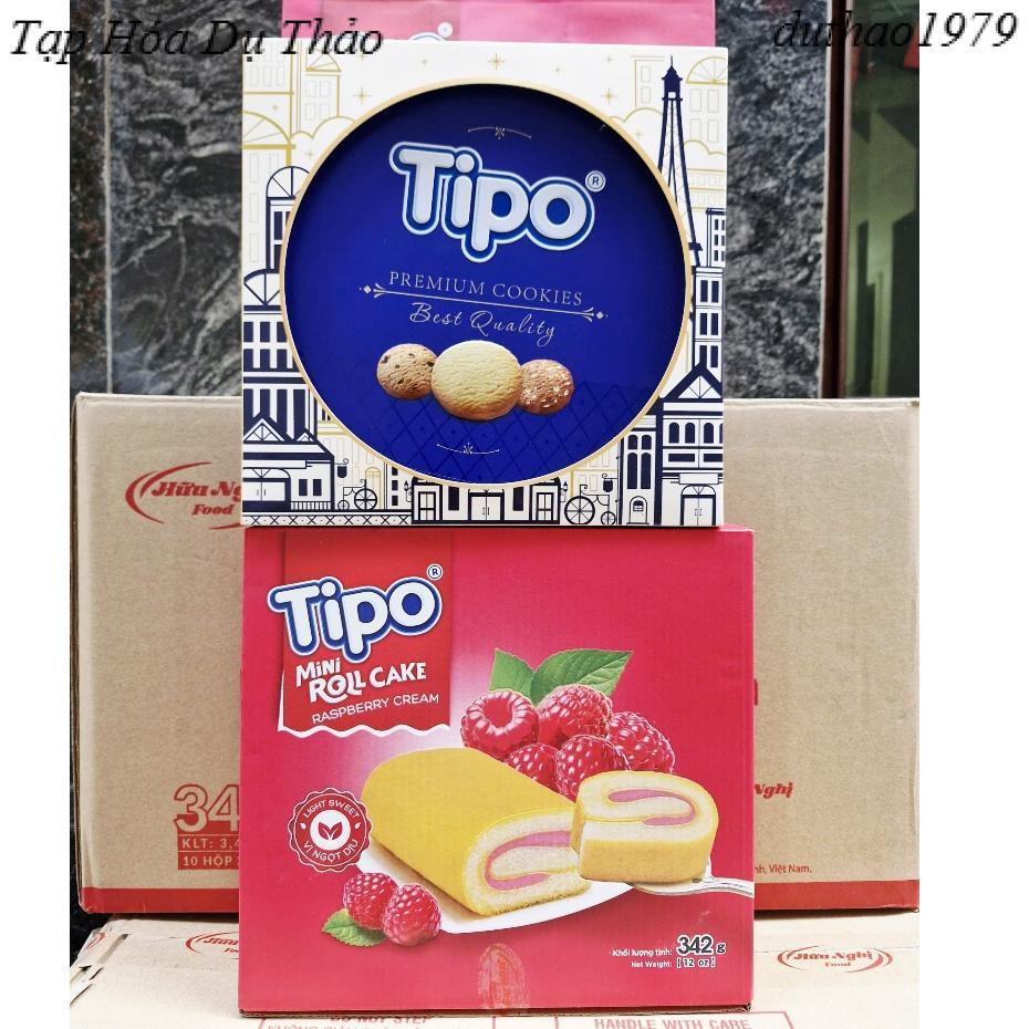 Bánh Tipo Hộp Thiếc Cookies Rắc Hạt Hữu Nghị  Hộp 330g Tết 2026 (có kèm túi giấy)