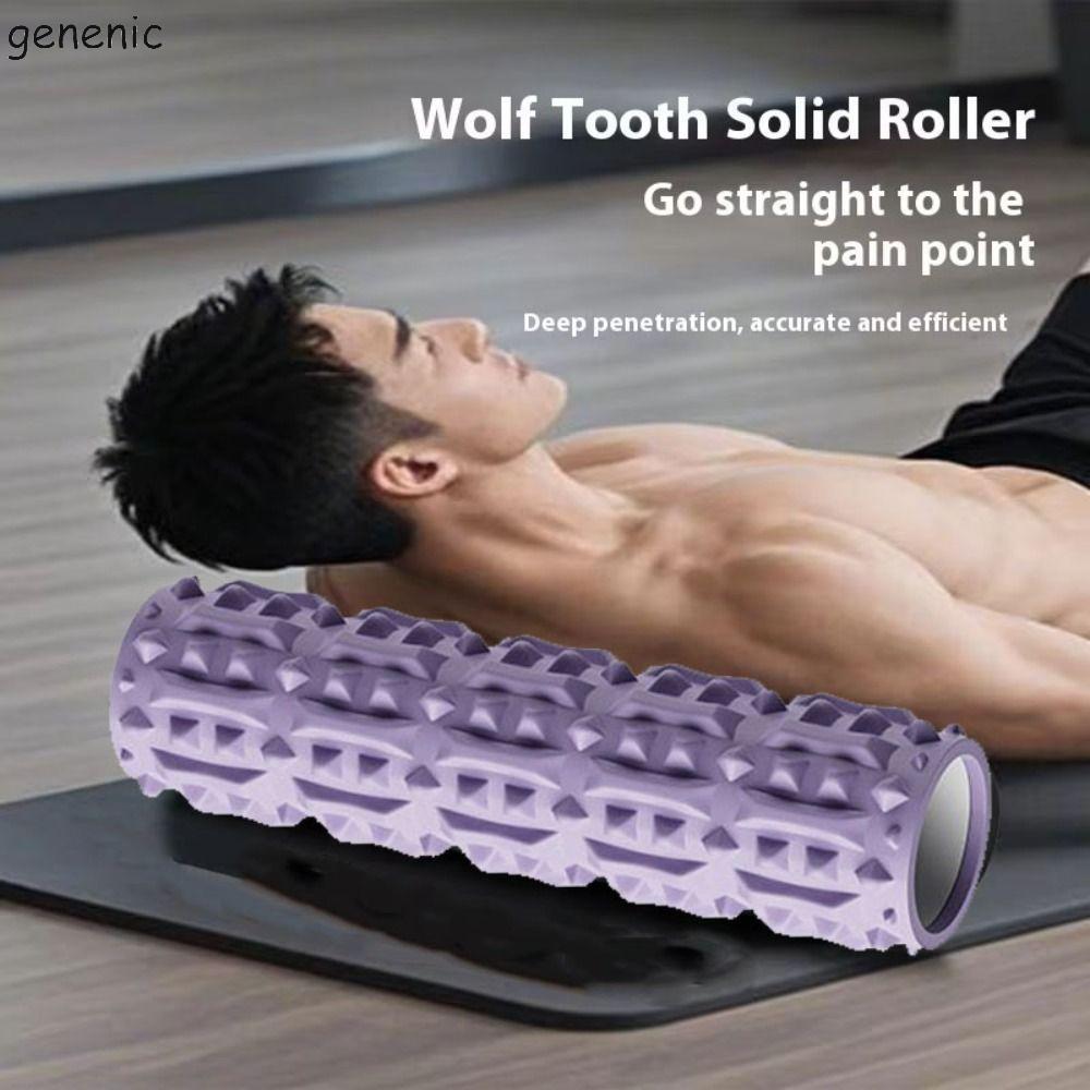 GENENIC Fitness Back Roll, Dụng cụ tập thể dục mật độ cao Con lăn xốp Yoga, Thiết bị vật lý Dụng cụ 