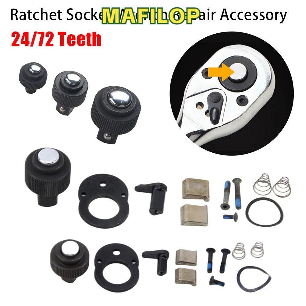 MAFILOP 1 Bộ Phụ Kiện Sửa Chữa Cờ Lê Ổ Cắm Ratchet, Phần Thay Thế 1 / 4 "3 / 8" 1 / 2 "Bộ Phụ Kiện C