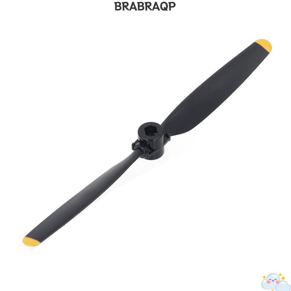 Cánh quạt máy bay RC BRABRAAA 2 chiếc, Cánh quạt máy bay RC màu đen và vàng chống mài mòn, Cánh quạt