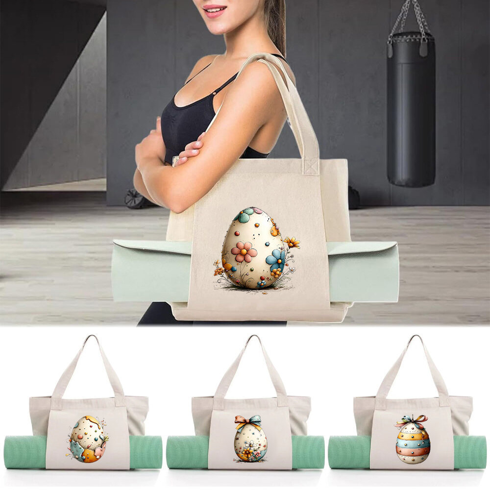 Túi vải bố tập yoga Canvas Yoga Bag Yoga mat storage Gym Workout Bag Carry Yoga Mat & Accessories  W