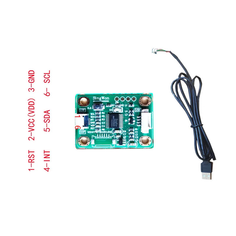 Bộ điều khiển USB cho bộ số hóa cảm biến màn hình cảm ứng điện dung GT911 / GT910 / GT912 / GT928 / 