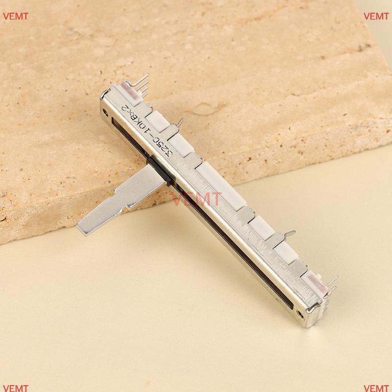 [VG] 1Pc RS45 Series Straight Slip Potentiometer Pitch Tempo Fader 10KB × 2 DCV1024 Tổng chiều dài 6