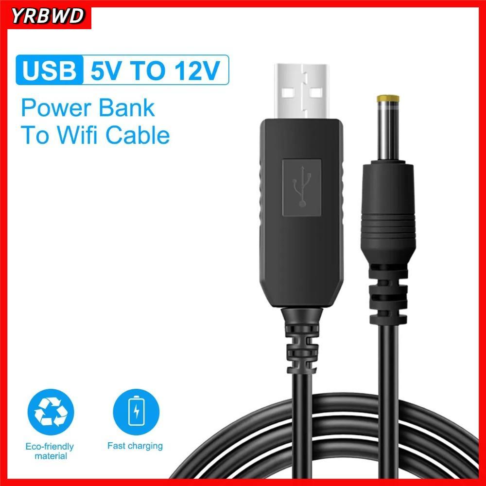YRBWD WiFi sang Powerbank, Bộ chuyển đổi tăng cường cáp DC 5V sang 9V / 12V, cho bộ định tuyến Wifi 