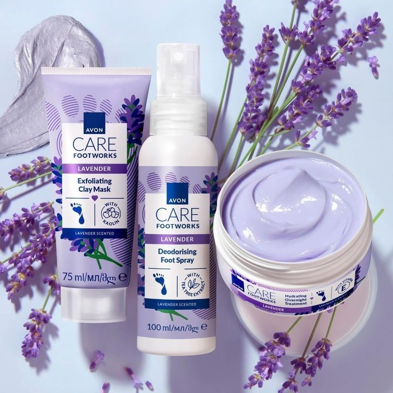 Avon Lavender Foot Cream Foot Cream Foot Mask Dưỡng Ẩm Dưỡng Ẩm Khô Crack Sửa Chữa Khô Tay Chân Gót 