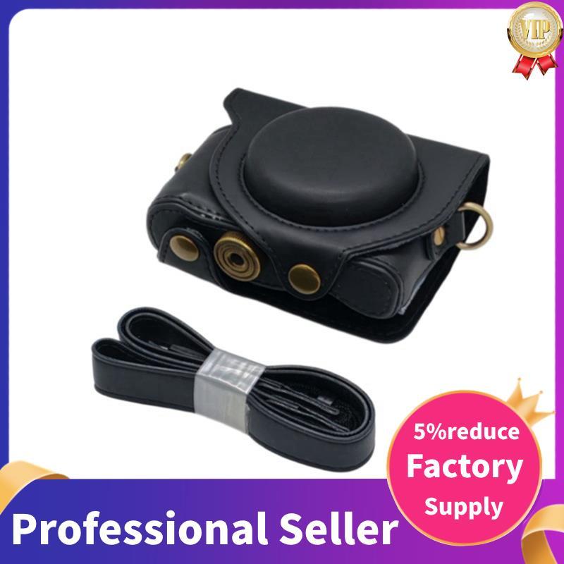 HX50 Cover Retro Da PU Túi Đựng Máy Ảnh DSC-HX50 HX50V HX60 HX30 Bảo Vệ Toàn Thân A