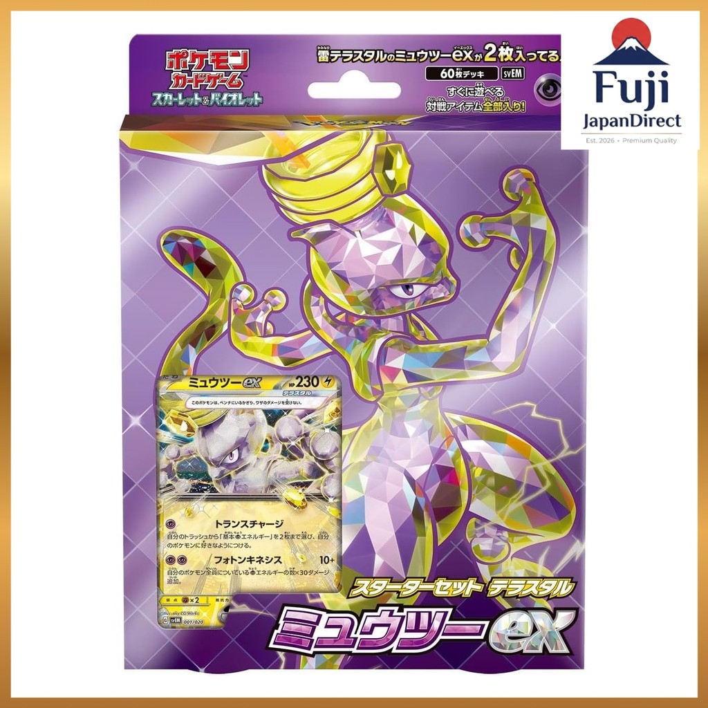 Pokemon Card Game Scarlet & Violet Starter Set Terrastar Mewtwo EX Fuji JapanDirect