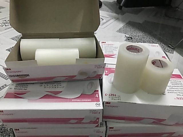Keo  Y Tế 3M Transpore dán ngực TOMBOY Sb Trans (Tặng dầu gỡ keo)